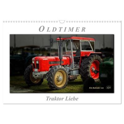 Oldtimer - Traktor Liebe (Wandkalender 2026 DIN A3 quer), CALVENDO Monatskalender