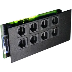 Agfeo Modulfrontplatte K-Modul 524 perlgrau, Telefon Zubehör