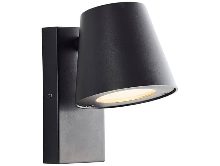 Brilliant Außen-Wandleuchte Bari Außenlampe, GU10, 17 cm Höhe, Metall, schwarz
