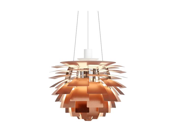 Louis Poulsen Suspension PH Artichoke LED Cuivre, Ø48 cm