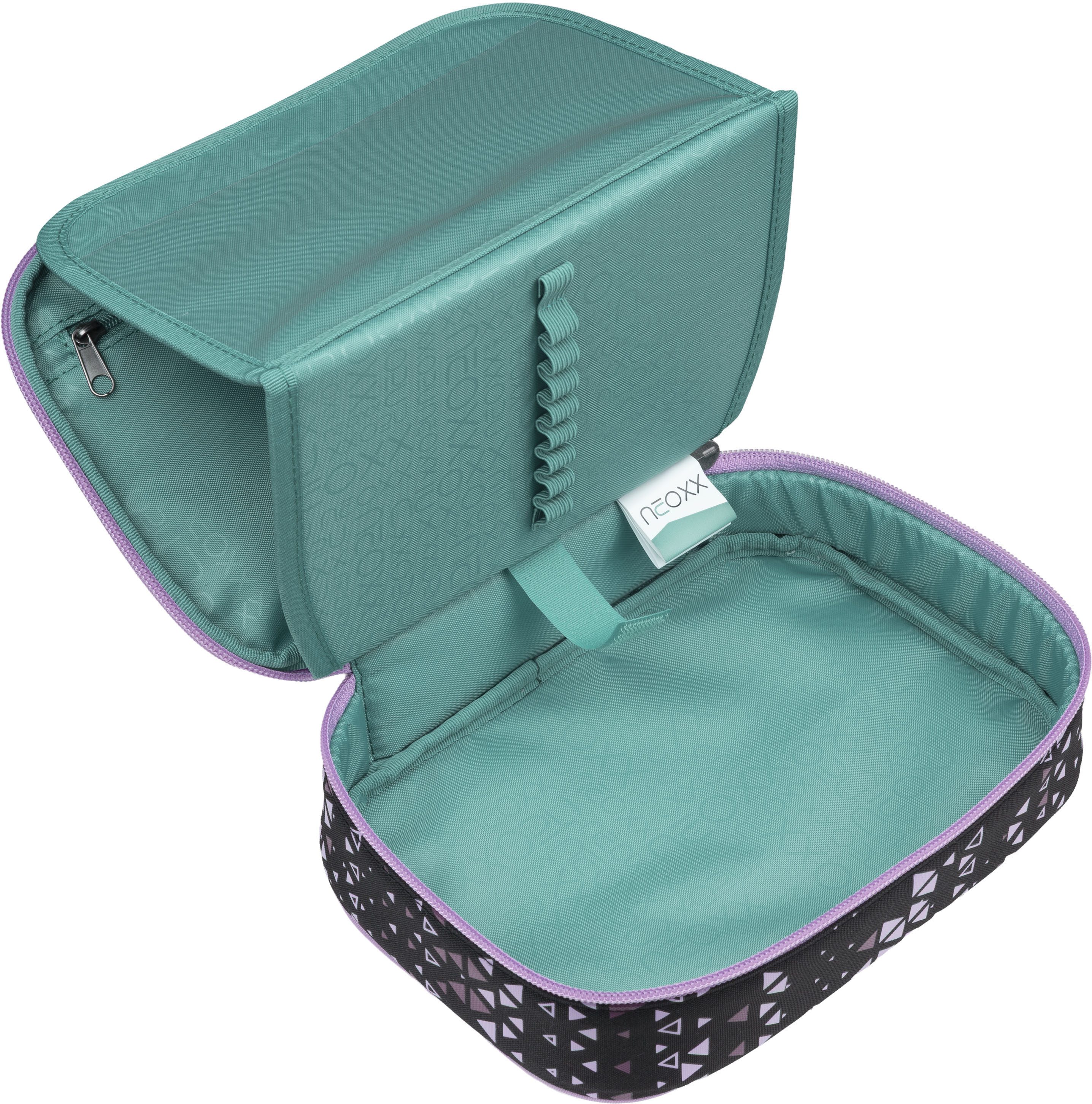 Schreibgeräteetui NEOXX "Schlamperbox, Dunk", Kinder, lila (lila crush), Polyester, Schreibgeräteetuis Schreibgeräteetui, teilweise aus recyceltem Material lila crush Einheitsgröße