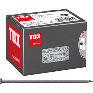 Tox Nägel 063100104, 2 x 40mm, blank, glatt, Senkkopf, DIN 1151, 400g