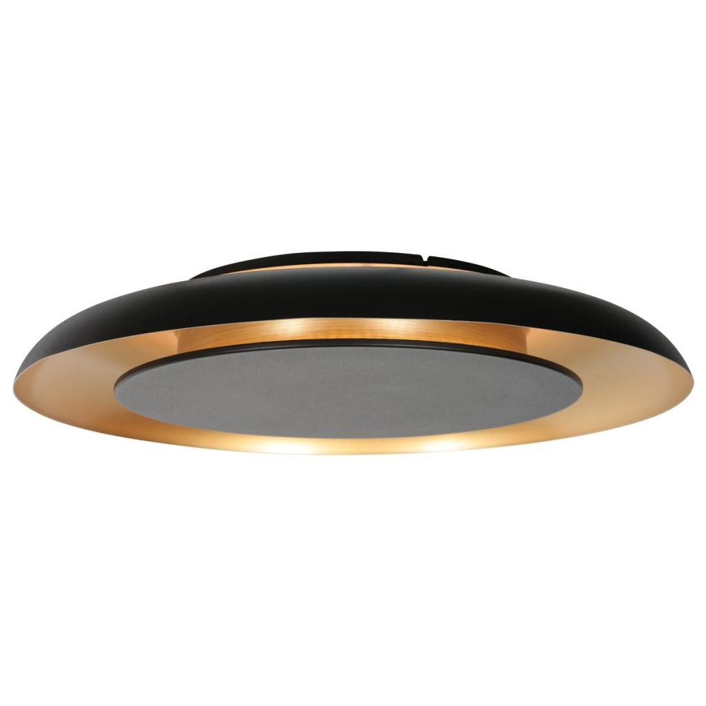 Steinhauer Golden Veil Moderne Plafondlamp - Zwart/Goud