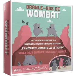 Exploding Kittens Branle-Bas de Wombat (Französisch, 3 - 6 Spieler)