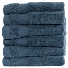 Becky Cameron 100% Cotton Ultra Soft 6-Piece Washcloth Set