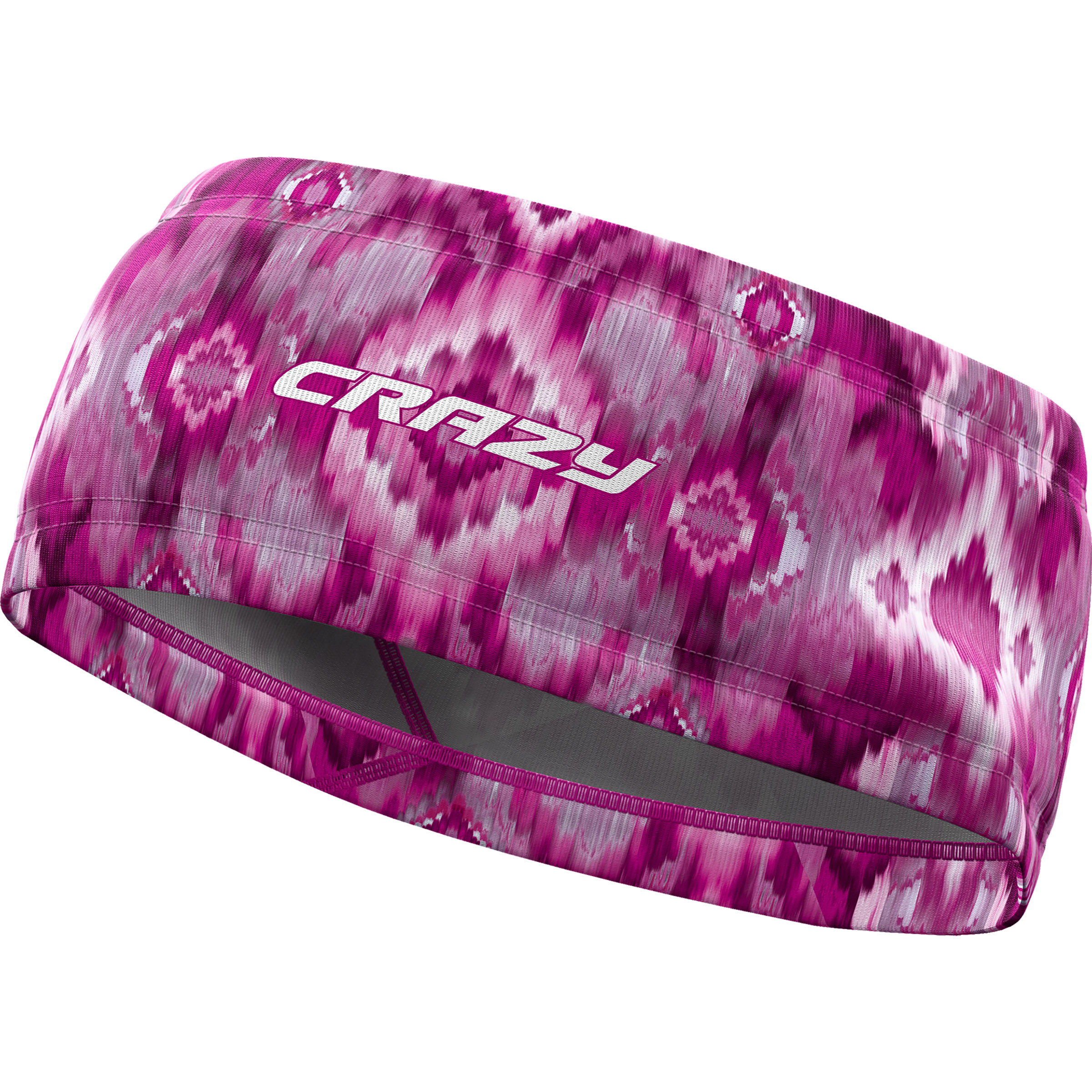Crazy Voltage Stirnbänder pink Größe L Trekking Elastisch