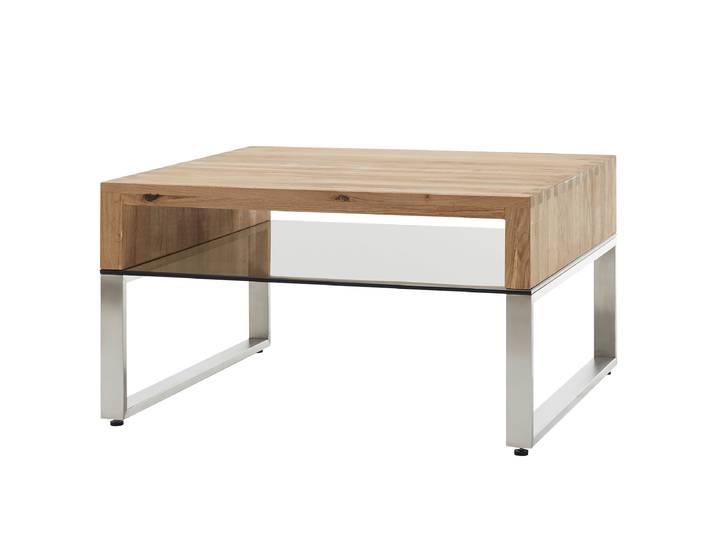 Table basse Sahano 70 x 39 x 70cm Marron/Marron