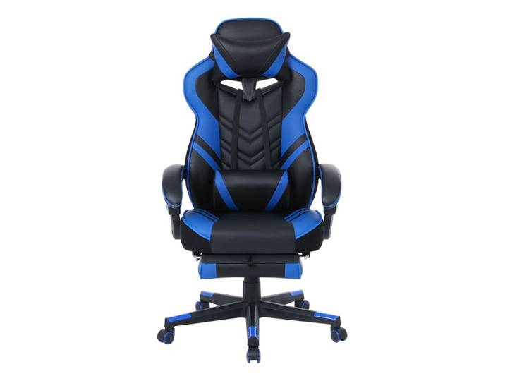 Fauteuil de bureau ergonomique Gamer RELOAD bleu et noir