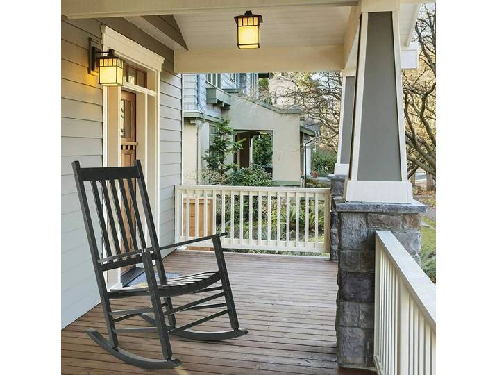 Homfa – chaise à bascule en bois, grand porche, meubles à bascule pour chambre à coucher, salon, chaises de jardin, chaises de balcon, Patio pour adultes