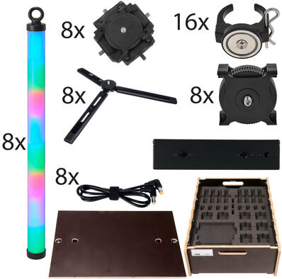 Stairville The Tube I Tour Bundle 2 marron