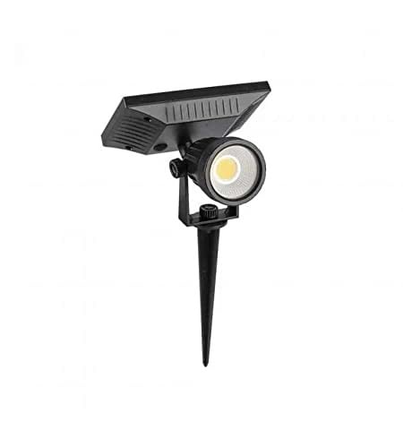 V-TAC VT-952 Solar Tuinlamp LED 2.00W Zwart met Ground Spike