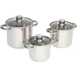 Bo-Camp Royal Plus Edelstahl Kochtopf Set 3-tlg.