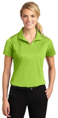 Sport-Tek LST650 Women's Micropique Sport-Wick Polo Shirt in Lime Shock size XXL   Polyester