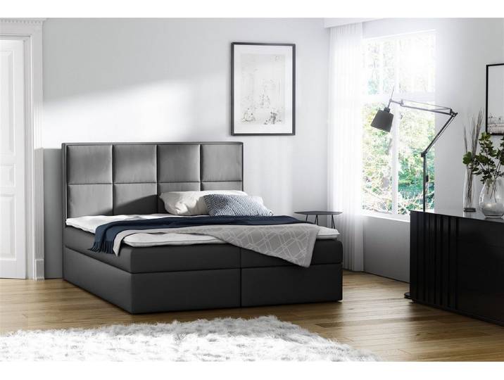Fun Möbel Boxbett Schlafzimmerbett MEDIANO (inkl. Bettkästen, inkl. Kaltschaumtopper), eingebautes Liftsystem für Bettkästen