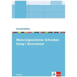 Materialgestütztes Schreiben: Essay und Kommentar, Schulbücher von Ernst Klett Verlag