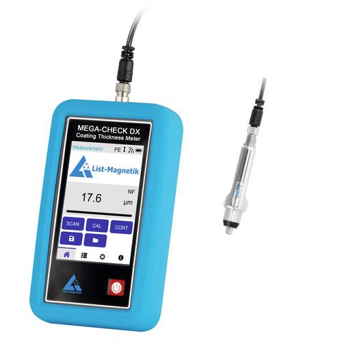 PCE Instruments Schichtdickenmessgerät LM-MCDX-1F |Messbereich 2 ... 1000µm |federnder Taster|komplexe Flächen