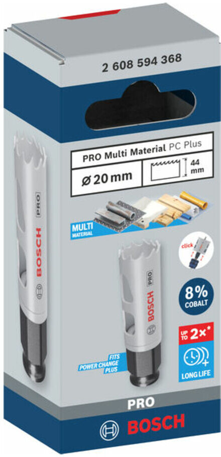 Bosch Lochsäge PRO Multi Material PC Plus 20mm (2608594368)