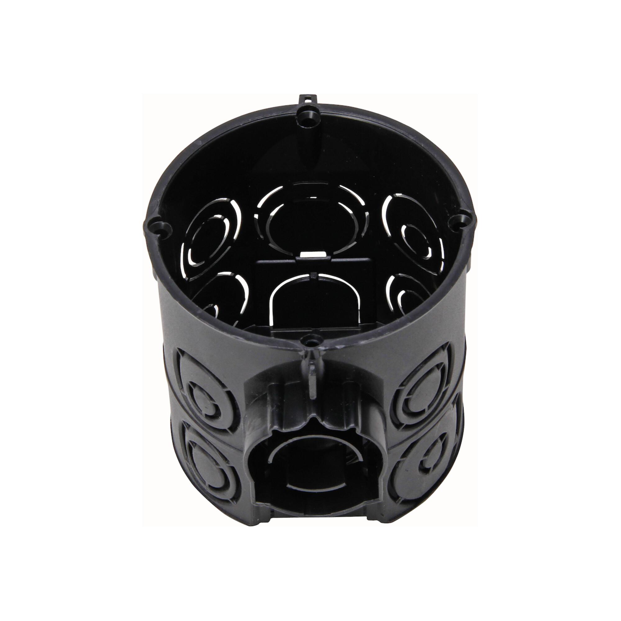 Kopp Schalter-Dose ISO 60mm, Durchmesser 61mm tief schwarz (354100001)