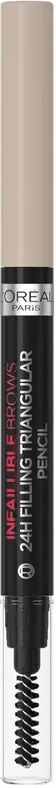 L'OREAL - Infaillible Brows 24H Brow Filling Triangular Pencil, 1 ml, . Light Cool Blonde