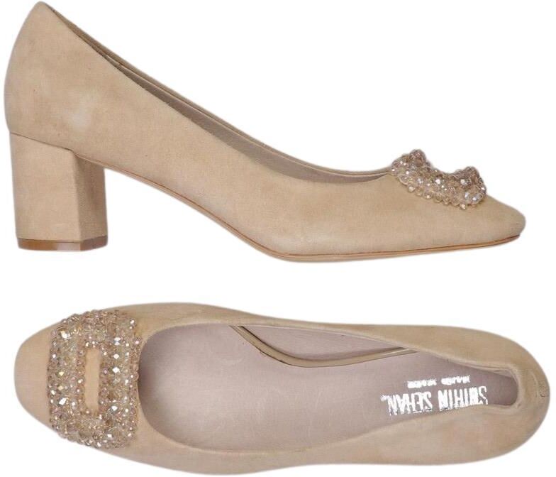 Shirin Sehan Damen Pumps, Beige, Gr. EU 37, kein / Etikett - Second Hand