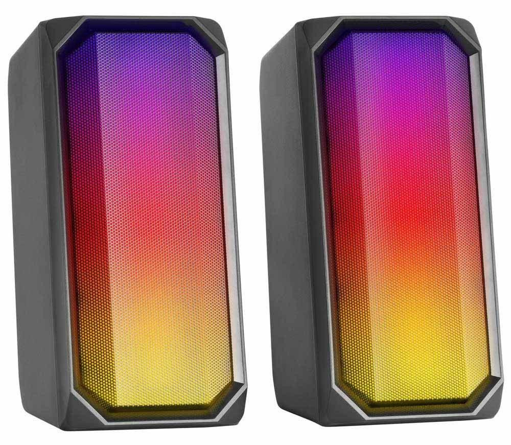 Mars Gaming MSRGB draadloze en bekabelde speaker, 15W, zwart