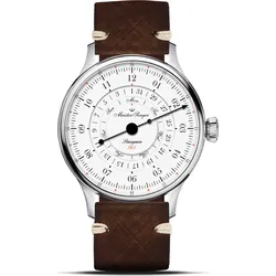 Meistersinger Klassik Plus Pangaea Day Date 365" PDD365901" - weiß,braun - 40mm