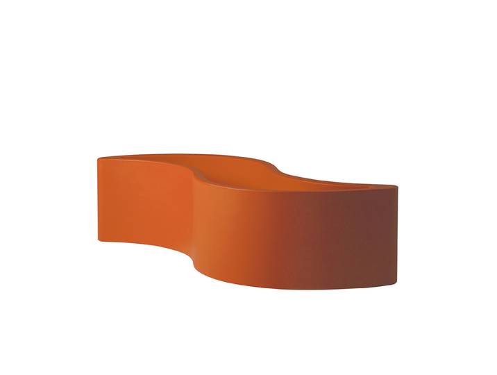 SLIDE vase WAVE POT (Orange - Polyéthylène)