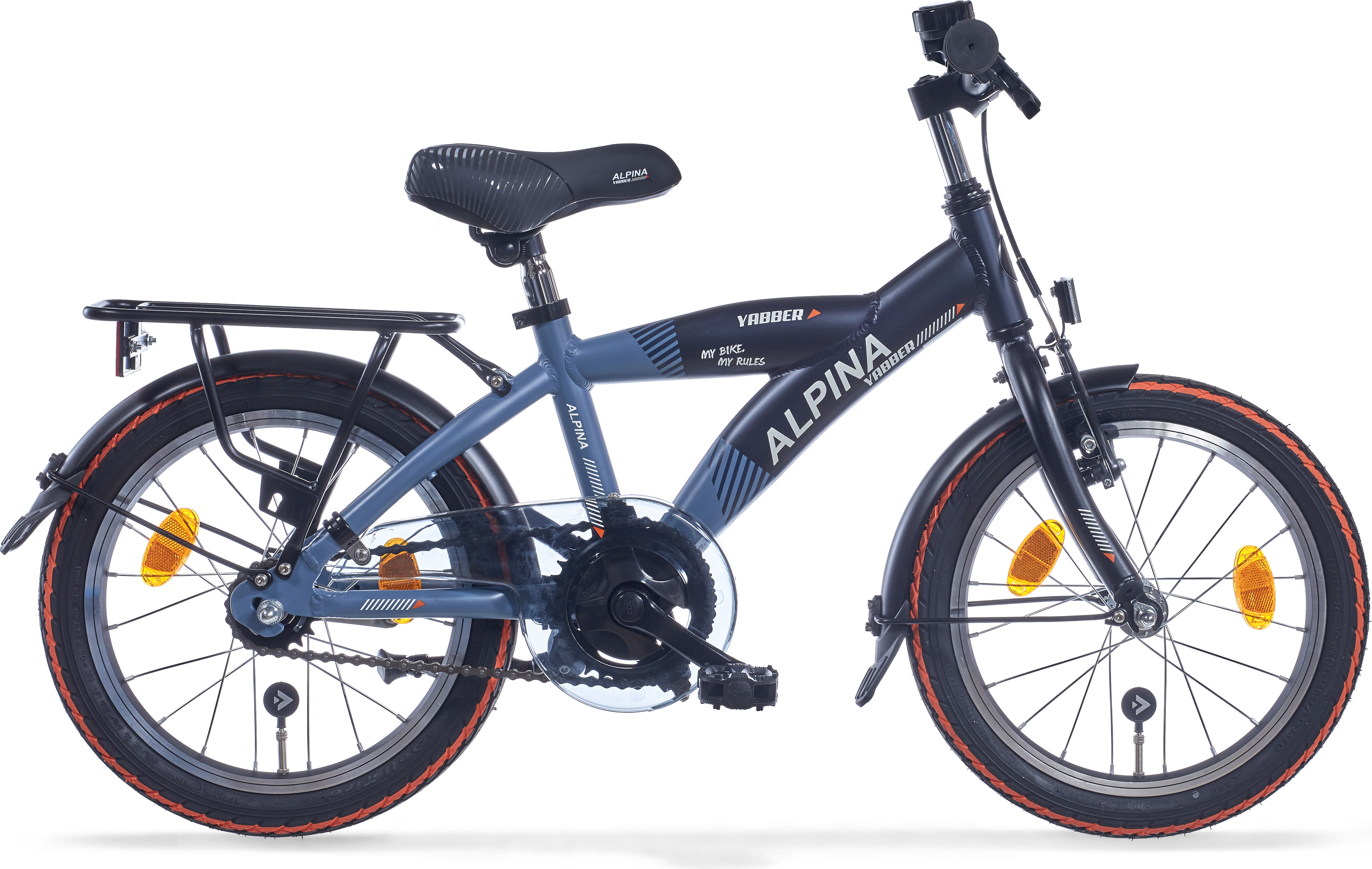 Alpina Yabber, Kinder, Männlich, Aluminium, Navy, Blau, 45,7 cm (18"), Fixed-gear