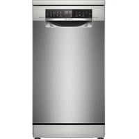 SPS6EMI21E Serie 6 , Spülmaschine silber/edelstahl (gebürstet), 45 cm, Home Connect