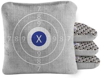 Skip's Garage Target Gray Dual Sided Cornhole Bags