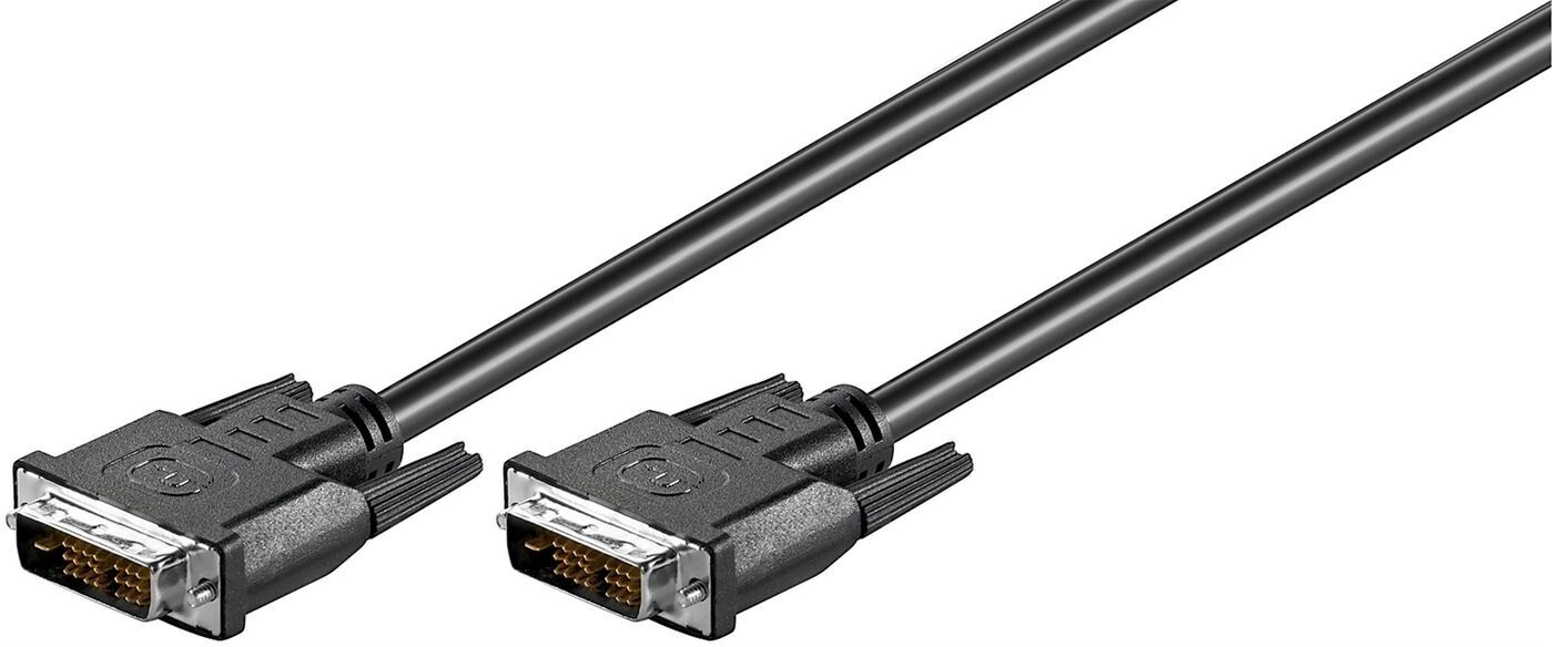 Microconnect Full HD DVI-D (18+1) Single Link Cable Black - 2m