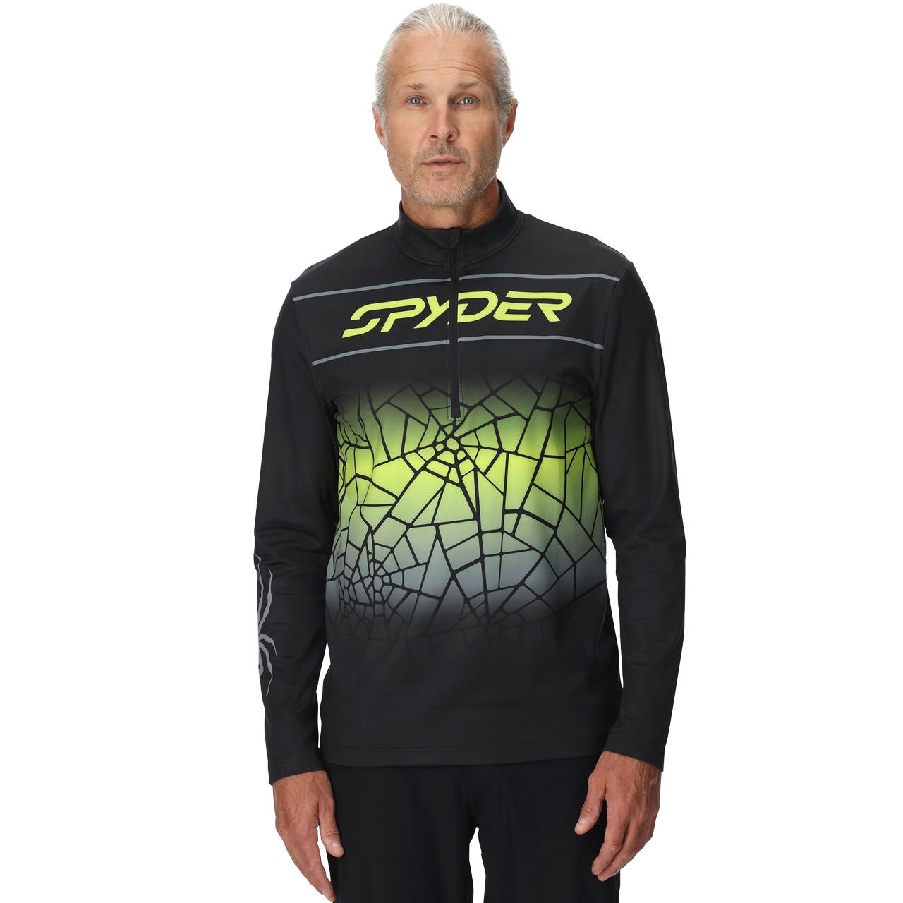 Spyder Herren Half Zip PODIUM lime - XL