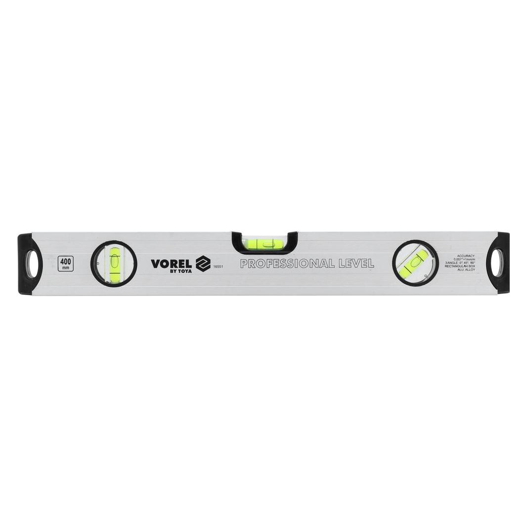 Toya Wasserwaage 400 mm Al Profi 3 Positionen (40 cm) (16551)