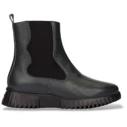Wonders für Damen. A-4422 Wildlederstiefeletten in Grün (36), Wohnung, Reißverschluss, Lässig