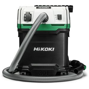 HiKOKI Nass-Trockensauger Allessauger RP300YLWAZ, 30 Liter, 1200 Watt, mit Steckdose, Staubklasse L