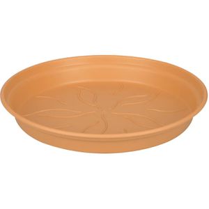 elho Blumentopf-Untersetzer Green Basics, terrakotta, aus Kunststoff, frostsicher & UV-beständig, Ø 21,5 cm