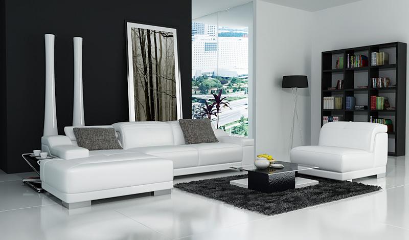 Moderne Sofa Eckgarnitur L-Form Polster Sitz Ecke Couch + Sessel Ecksofa Sofas