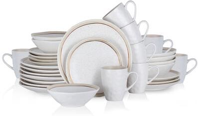 Stone Lain Clara Porcelain Dinnerware Set - 10.83 x 10.83