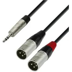 Adam Hall 4 STAR YWMM 0300 Audiokabel REAN (3 m, XLR Kabel), Audiokabel