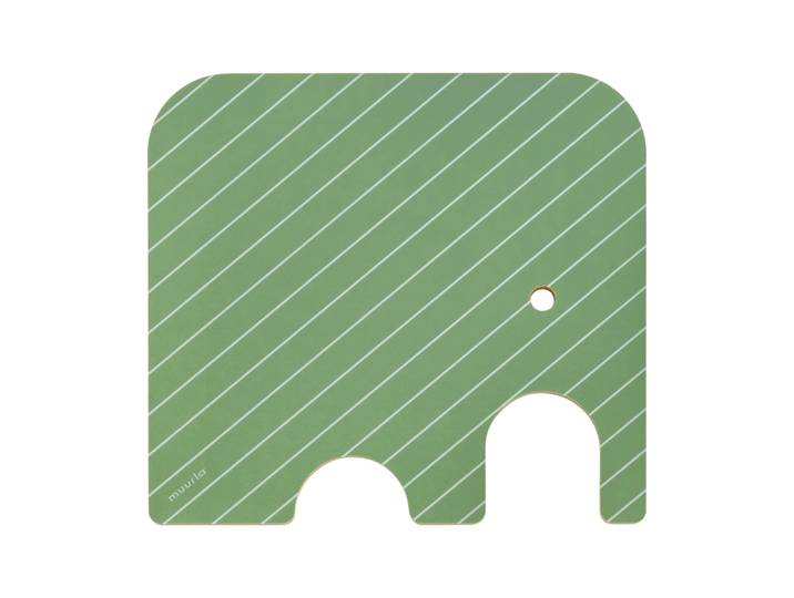 Muurla Planche à découper Elephant Chop & Serve S Green