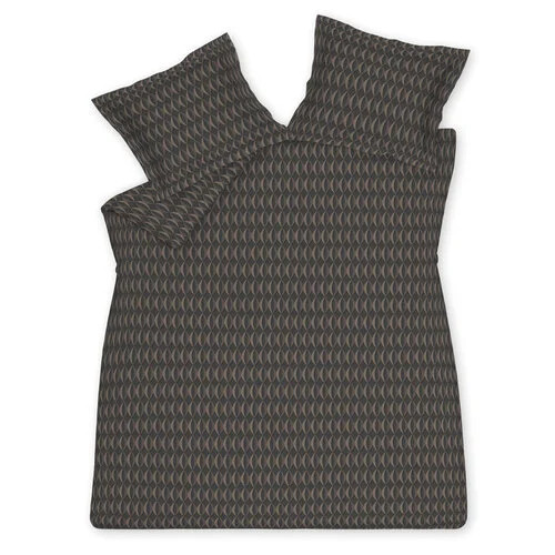 Vandyck Bouncing Dekbedovertrek 1-persoons 140x200 cm off black