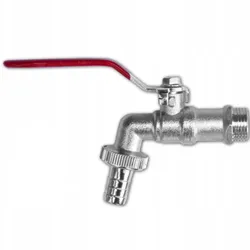 Auslaufkugelhahn Messing 3/4" AG Auslaufhahn Kugelhahn Schlauchhahn Gartenhahn Schlauchtülle 3/4" BRADAS GKK033419