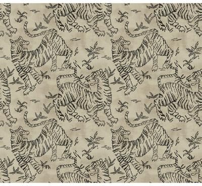 Christiane Lemieux Lemieux et Cie Orly Tigers Taupe Wallpaper