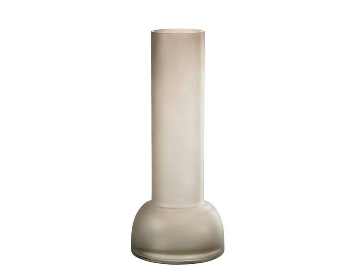 Ambia Home Vase, Greige, Glas, 16x38x16 cm, Dekoration, Vase, Glasvasen