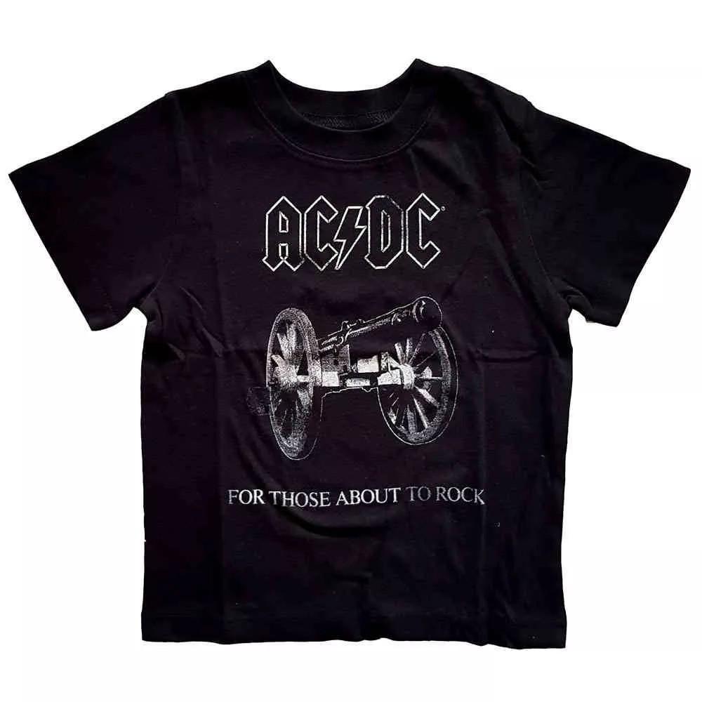 AC/DC Kinderen/Kinderen Over To Rock T-Shirt (Zwart)