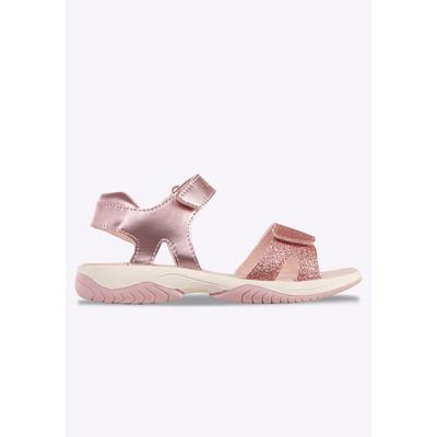 Sandale LOTTO "ISALUBA K Girls", Mädchen, Gr. 25, rosa (rose, dunkelrose), Synthetik, Schuhe Sandale