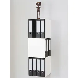 Aktenregal 2side vonbox, Designer Matthias Hartmann, 33.5x102x33.5 cm