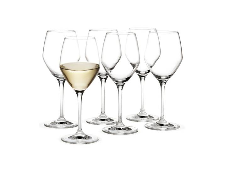 Holmegaard Verre à vin blanc Perfection 32 cl, lot de 6 Transparent