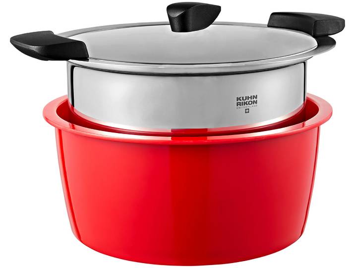 Kuhn Rikon Hotpan Servierkasserolle rot 3 Liter