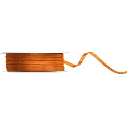 Satin Geschenkband rostroot 50m 3mm breit